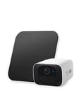 Eufy Solocam C210 2K Camera With Solar Panel, No Monthly Fee, Human Detection, Two-Way Audio