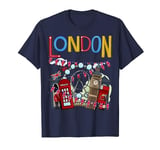 London Souvenirs Idea For Kids & British Memorabilia London T-Shirt