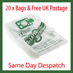 For Numatic Henry Hetty HEPAFLO Hoover Bags Vacuum Cleaner Cloth Hepa Bag x20