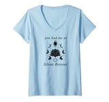 Womens Silent Retreat Spiritual New Age Lotus Flower Meditation V-Neck T-Shirt