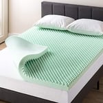 Best Price Mattress Surmatelas en Mousse à mémoire de Forme de 7,6 cm, Taille Courte