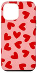 Coque pour iPhone 12 Pro Max maneater coeur amour valentines rouge rose mignon rétro girly y2k