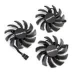 3pcs Cooling Fan For Gigabyte AORUS GTX 1080 1070 Ti G1 75MM T128010SU 0.35A