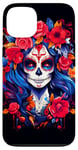 Coque pour iPhone 13 Dia De Los Muertos Masque La Catrina