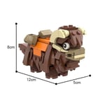 MOC Space Wars Beast Banthas 97302 Action Figuuri Rakennuspalikat Eläin Sarvikuono Malli Aavikkosonni Rakentaja Tiili lasten lelut