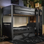 X Rocker Battalion Gaming Bunk Bed with Trundle