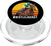 Whistlejacket Cheval, Fan de course hippique, Del Mar, Santa Anita PopSockets PopGrip pour MagSafe