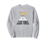 Back To The Future Save The Clock Tower Stretched Logo Sweatshirt