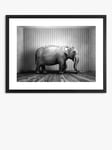 Brookpace Lascelles 'Elephant In The Room' Framed Print & Mount, 65.5 x 85.5cm, Black/White