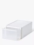 Like-it Stacking Plastic Storage Drawer, H21cm, Clear