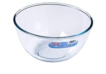 Pyrex Bol en verre 3 L, Blanc