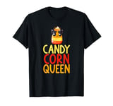 Candy Corn Queen Cat Shirt - Cute Halloween Kawaii Crown Tee T-Shirt