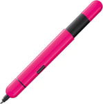 Lamy Pico Ballpoint Pen 288 Innovatiivinen metalli huipentuma väri-neon-pinkissä, ja tulostusmekaniikka on suuren mittakaavan kaivoksen leveys M Pink 1-kappaleinen (1er-pakkaus)