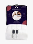 Dreamland 168 Organic Cotton Heated Electric Mattress Protector, White