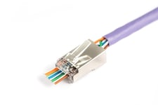 Digitus X-Ml-5F-Ez, Rj45, Grå, Hankoppling, Cat5e, 24/26, 100 Styck