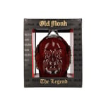 Old Monk The Legend – 1 Litre Ornate Monk Head Bottle - 42.8% ABV