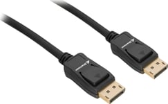 Sharkoon Cable Displayport 1.4 8K (Black, 5 Meters)