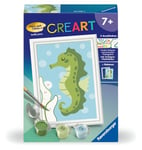 Ravensburger CreArt 23950 Peinture au numéro Motif Hippocampe Joyeux pour Enfants à partir de 7 Ans