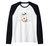 I'm Here Live I'm Not A Cat Raglan Baseball Tee