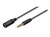 MicroConnect - Rallonge de câble audio - jack mini femelle pour jack mini mâle - 5 m