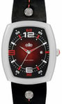 Elite Men's Analogue Watch E6001.1.011 with Red Rectangular Case