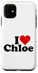 iPhone 11 I HEART LOVE CHLOE Case