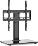 Universal Table Top TV Stand - Swivel TV Stand Base for 26-55 inch TVs with Max.