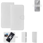 phone Case Wallet Case for Motorola Edge 30 Neo Mobile phone protection white