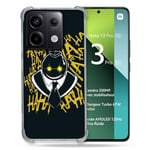 Cokitec Coque Renforcée pour Xiaomi Redmi Note 13 Pro 5G Manga Assassination Classroom Kuro Noir