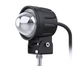 Phare de Moto 30W LED Projecteurs éClairages Auxiliaires DRL Lampes Antibrouillard, LumièRe Blanche + Jaune