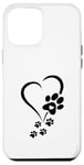 iPhone 12 Pro Max Dog Paw Heart Baby Dogs - Dog Paw Print Dog Paws Hearts Case