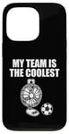 iPhone 13 Pro My Team Is The Coolest, Desk Fan Playing Football Soccer Case