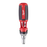 Milwaukee Universal Ratchet Screwdriver 10 in 1 Color E 0 W 0 V Multicoloured One Size, 4932471598