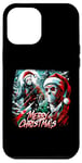 iPhone 12 Pro Max Merry Christmas Festive Slasher Candy Cane Menace Case