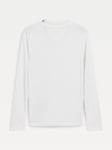 Tommy Hilfiger Essential Rib Knit Top L/S Knit Tops Ecru