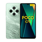 Xiaomi POCO C75 4G Green-Smartphone 6+128GB, 2.0GHz, Immersive 6.88" display, Massive 5160mAh battery, Clear 50MP AI dual camera, Powerful octa-core processor (UK Version + 2 Years Warranty)