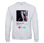 Sweat Shirt Homme Dracula Vampire Film Réseau Social Rencontre Amour