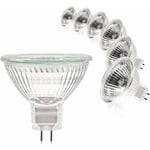 Ersandy - Ampoules Halogènes, Ampoule Spot MR16, Ampoule 12V 35W, Ampoule gu5.3 Ampoule MR16 Dimmable, 2 Broches Ampoules Halogène Blanc Chaud 2700K,