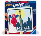 Ravensburger CreArt-Peinture par Numéros-23891-Spider-Man-A partir de 12 Ans, 23891, Blanc