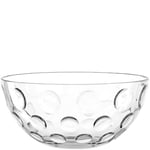 LEONARDO HOME Cucina Optic 066343 Bol à salade moderne, passe au lave-vaisselle, bol de qualité alimentaire, hauteur 13,6 cm, transparent, 1 pièce