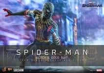 Spider-Man No Way Home 1/6 Black & Gold Suit 30 cm MMS604 Hot Toys