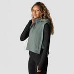 Mirage Sleeveless Hoodie Wmn, Sea Green