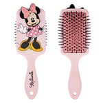 Minnie Mouse Hair Brush - Pink - Made of ABS Plastic - Durable and Sturdy - Minnie Shape Design - Original Product Designed in Spain