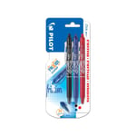 Pilot FriXion Ball Clicker Penna raderbar, 0,7 mm, 3-pack