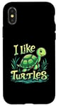 iPhone X/XS I Like Turtles Cartoon Turtle Case