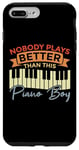 Coque pour iPhone 7 Plus/8 Plus Piano Claviers Pianiste Kid