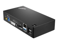 Lenovo ThinkPad USB 3.0 Pro Dock - Dokkingstasjon - USB - DP - GigE - 45 watt - Sverige