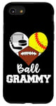 iPhone SE (2020) / 7 / 8 Ball Grammy Funny Football Softball Hockey Grammy Heart Case