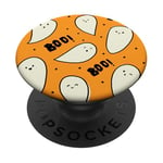 Dessin animé Halloween Boo Ghosts PopSockets PopGrip Adhésif