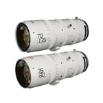 DZO CATTA KIT 35-80 & 70-135MM T2.9 WHITE E/RF